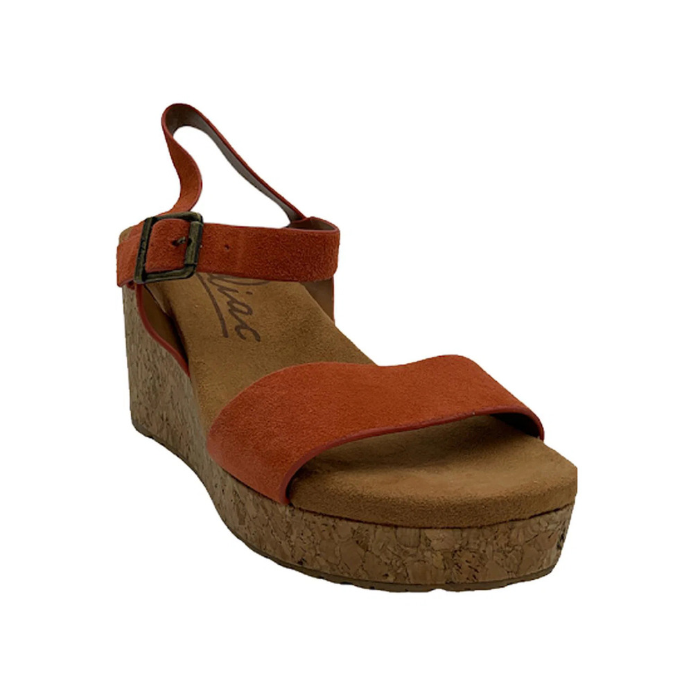 Zodiac Adjustable Strap Wedge Sandal Piper Chili - Medium - Picture 2 of 5